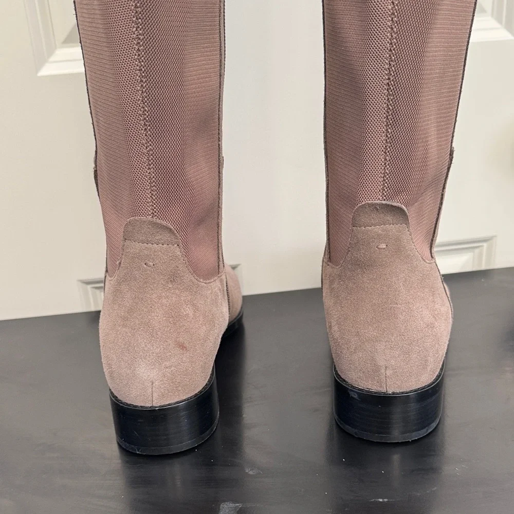 Like New Cole Haan Beige Suede Over the Knee Boots